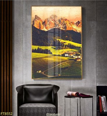 Hình ảnh file gốc in lụa Tranh trang trí lối vào 1 tấm FT8552