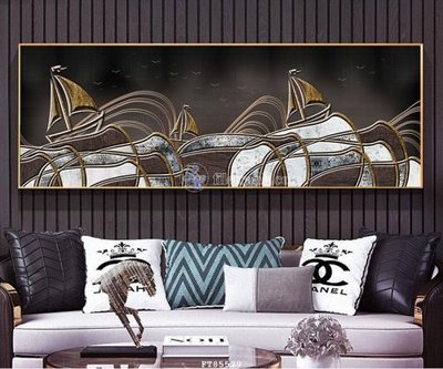 File gốc in tráng gương File tranh hiện đại pha lê gương FT85529 chi tiết