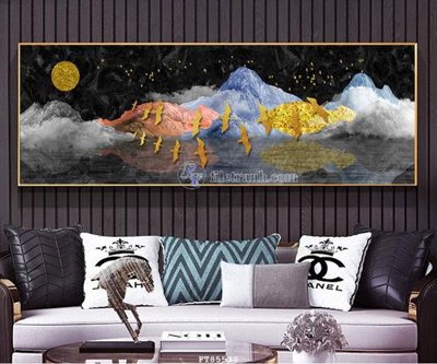 File tranh File tranh hiện đại pha lê gương FT85538 (file gốc) chuẩn màu in