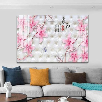 File gốc in ấn File tranh hiện đại pha lê gương FT85596 độ phân giải cao