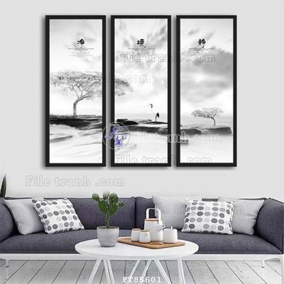 File tranh File tranh hiện đại pha lê gương FT85601 (file gốc) chuẩn màu in