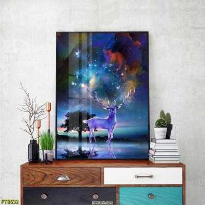 File in lụa Tranh trang trí lối vào 1 tấm FT8632 (tân cổ điển) Tranh trang trí lối vào 1 tấm FT8632