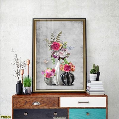 Tải file Tranh trang trí lối vào 1 tấm FT8656 (PSD) cho in ấn quảng cáo