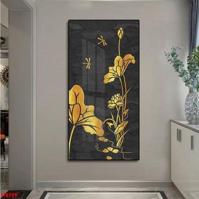 File tranh in tráng gương Tranh trang trí lối vào 1 tấm FT8729 (siêu nét)