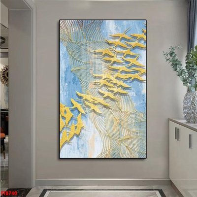 Tải file gốc in lụa Tranh trang trí lối vào 1 tấm FT8740 siêu nét