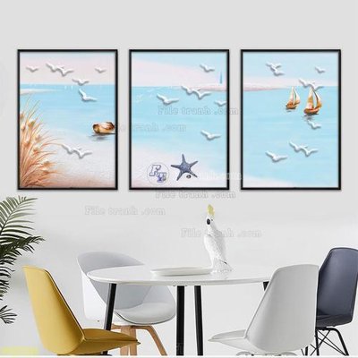 File gốc Tranh treo pha lê gương FT87476 (AI/EPS) cho in ấn