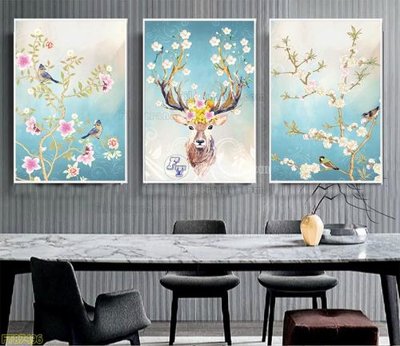 File gốc Tranh treo pha lê gương FT87496 (trang trí) phòng ngủ