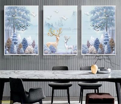 Cung cấp file tranh gốc Tranh treo pha lê gương FT87500 độc quyền