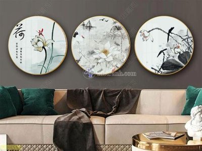 File gốc Tranh treo pha lê gương FT87558 (in lụa) cao cấp