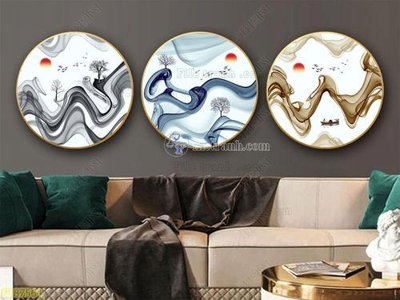 File gốc Tranh treo pha lê gương FT87564 (in 3D) cho trang trí