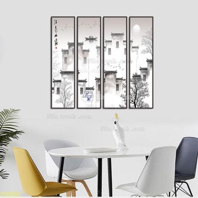 File tranh Tranh treo pha lê gương FT87577 (ảnh gốc) không bị mờ