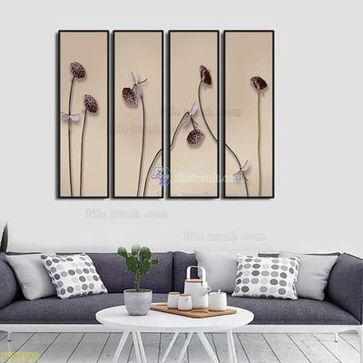 File tranh gốc Tranh treo pha lê gương FT87588 (bản đẹp) độc quyền