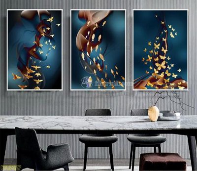 File gốc Tranh treo pha lê gương FT87627 (in ấn) màu sắc trung thực