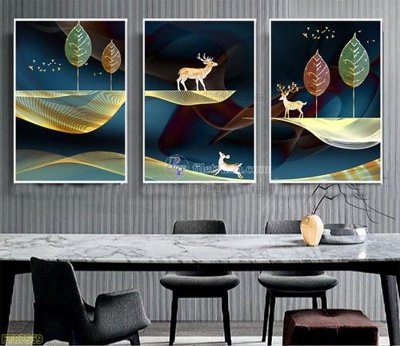 File tranh Tranh treo pha lê gương FT87669 (ảnh gốc) in trần nhà