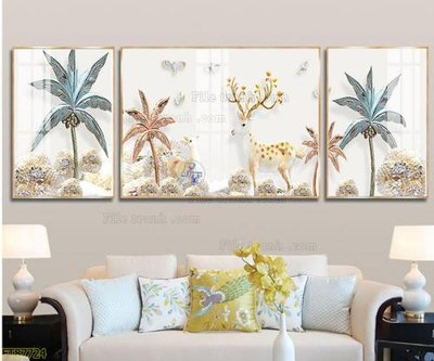 File gốc Tranh treo pha lê gương FT87724 (PNG) nền trong suốt