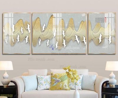 File gốc Tranh treo pha lê gương FT87745 (ảnh chi tiết) để in ấn