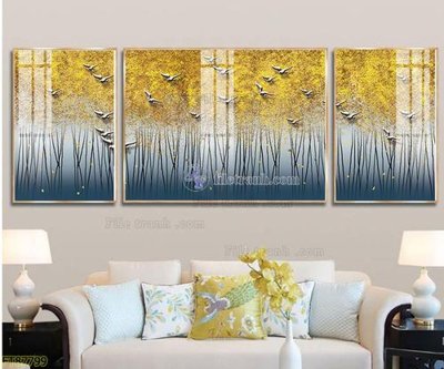 File tranh gốc Tranh treo pha lê gương FT87799 chủ đề hiện đại