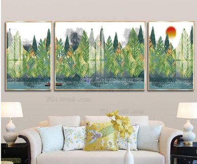 File tranh gốc PSD Tranh treo pha lê gương FT87809 còn nguyên layer