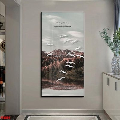 File ảnh Tranh trang trí lối vào 1 tấm FT8805 (gốc) in standee