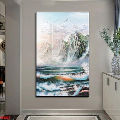 File tranh Tranh trang trí lối vào 1 tấm FT8825 (gốc) chủ đề con người