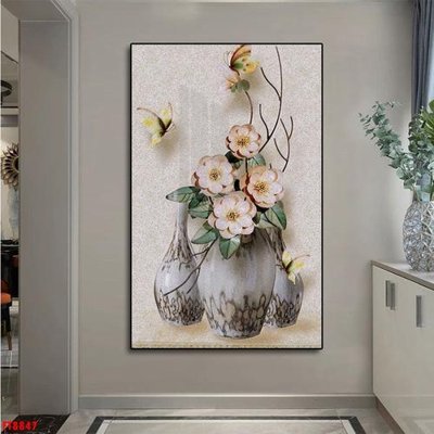 File gốc Tranh trang trí lối vào 1 tấm FT8847 (phong cách) cổ điển