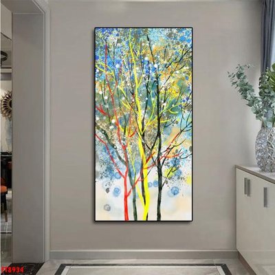 File gốc Tranh trang trí lối vào 1 tấm FT8934 (phong cách) châu Âu