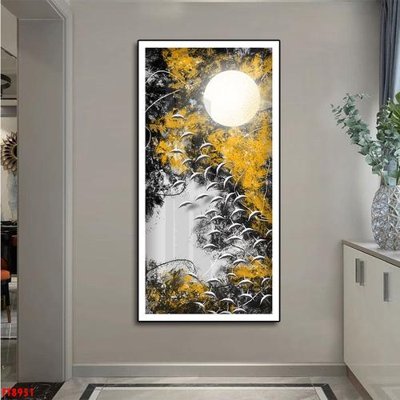 File gốc Tranh trang trí lối vào 1 tấm FT8951 (in 3D) nghệ thuật