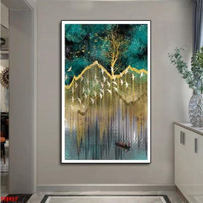 Tải file Tranh trang trí lối vào 1 tấm FT8957 (PSD) cho in tranh kính