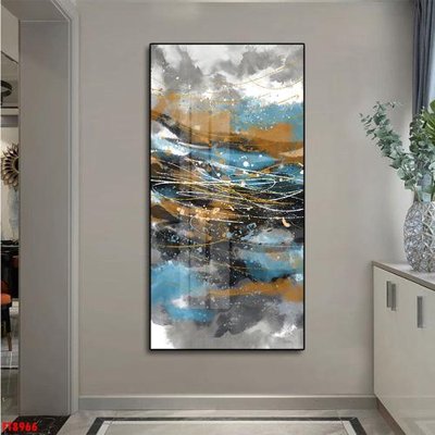 File gốc Tranh trang trí lối vào 1 tấm FT8966 (in lụa) tranh mã đáo