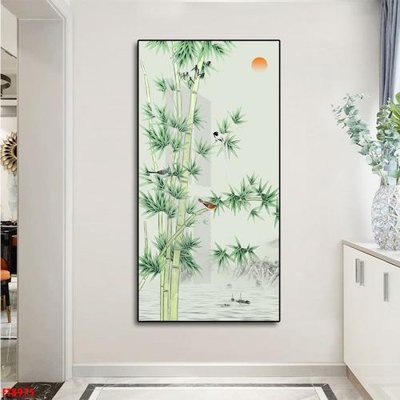 Tải file Tranh trang trí lối vào 1 tấm FT8975 (gốc) chủ đề phong thủy