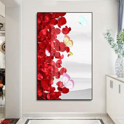 File gốc Tranh trang trí lối vào 1 tấm FT9017 (PNG) chất lượng cao