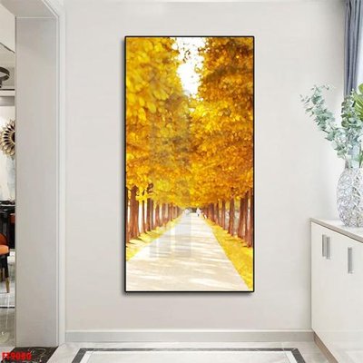 File gốc Tranh trang trí lối vào 1 tấm FT9080 (in tráng gương) sang trọng