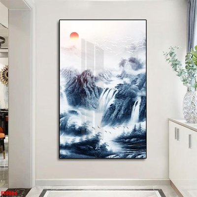 File gốc in ấn Tranh trang trí lối vào 1 tấm FT9084 độ phân giải cao