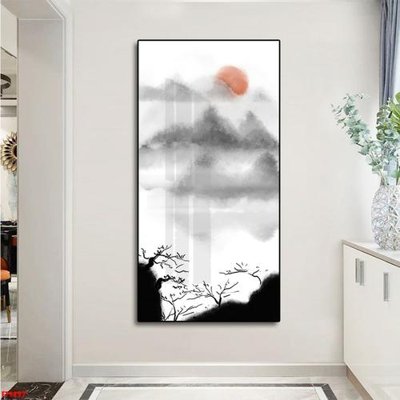 File gốc File tranh lối vào FT9297 (in lụa) trang trí tường