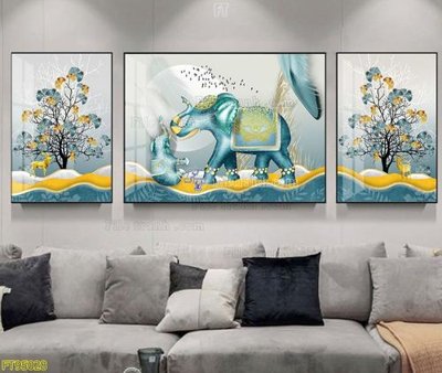 Chi tiết file tranh tráng gương File tranh hiện đại pha lê gương FT95028 (ảnh gốc)