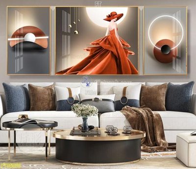 File tranh gốc File tranh hiện đại pha lê gương FT95056 (bản quyền) Filetranh.com