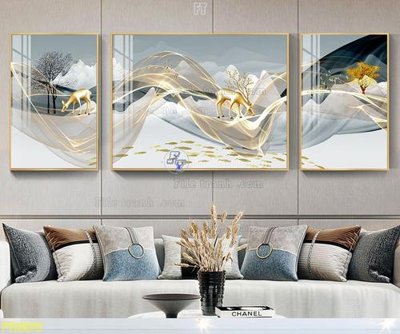 File gốc File tranh hiện đại pha lê gương FT95075 (thiết kế) cho in ấn