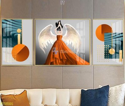 File ảnh File tranh hiện đại pha lê gương FT95091 (gốc) in decal dán tường