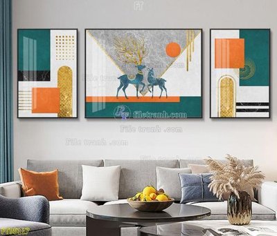 Download file File tranh hiện đại pha lê gương FT95117 (chất lượng in ấn)