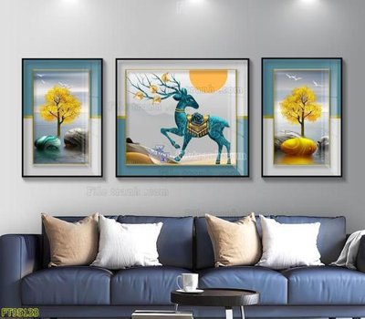 Mua file tranh gốc File tranh hiện đại pha lê gương FT95133 tại Filetranh.com