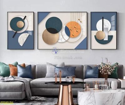 File tranh File tranh hiện đại pha lê gương FT95154 (gốc) chủ đề thành phố