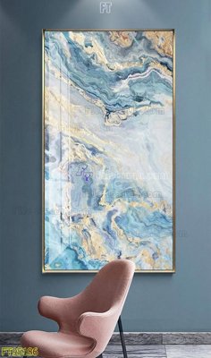 File gốc File tranh hiện đại pha lê gương FT95186 (AI/EPS) cho in ấn