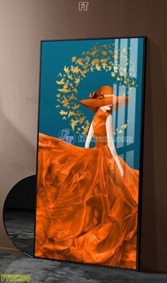 File gốc File tranh hiện đại pha lê gương FT95208 (cho in UV) siêu nét