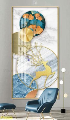 File ảnh File tranh hiện đại pha lê gương FT95259 (gốc) cho trang trí nhà hàng