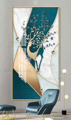 File tranh quảng cáo File tranh hiện đại pha lê gương FT95264 (download file gốc)