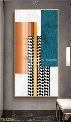 File tranh File tranh hiện đại pha lê gương FT95271 (bản gốc) in canvas