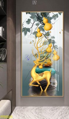 File gốc File tranh hiện đại pha lê gương FT95298 (PNG) trong suốt (transparent)