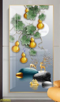 File tranh File tranh hiện đại pha lê gương FT95301 (gốc) in backlit film