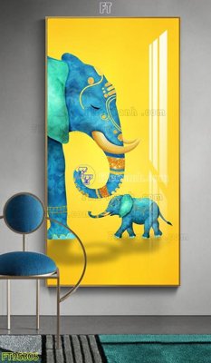 File tranh gốc File tranh hiện đại pha lê gương FT95306 (bản quyền) Filetranh.com