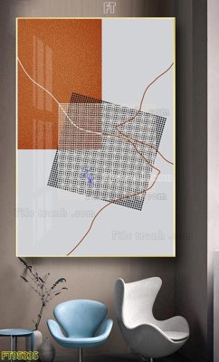 Tệp tin gốc File tranh hiện đại pha lê gương FT95335 (chất lượng cao) File tranh hiện đại pha lê gương FT95335